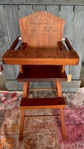Highchair for Dolls - very Vintage